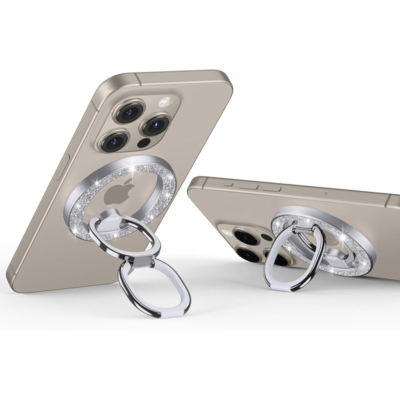 Support à anneau ESR HaloLock, Strass
Argent