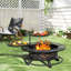 Table foyer au bois avec barbecue-1817629913