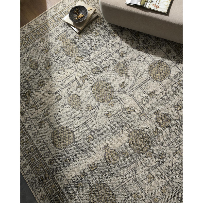 Tulu Hand Knotted Area Rug, Rectangle 2' x 3'