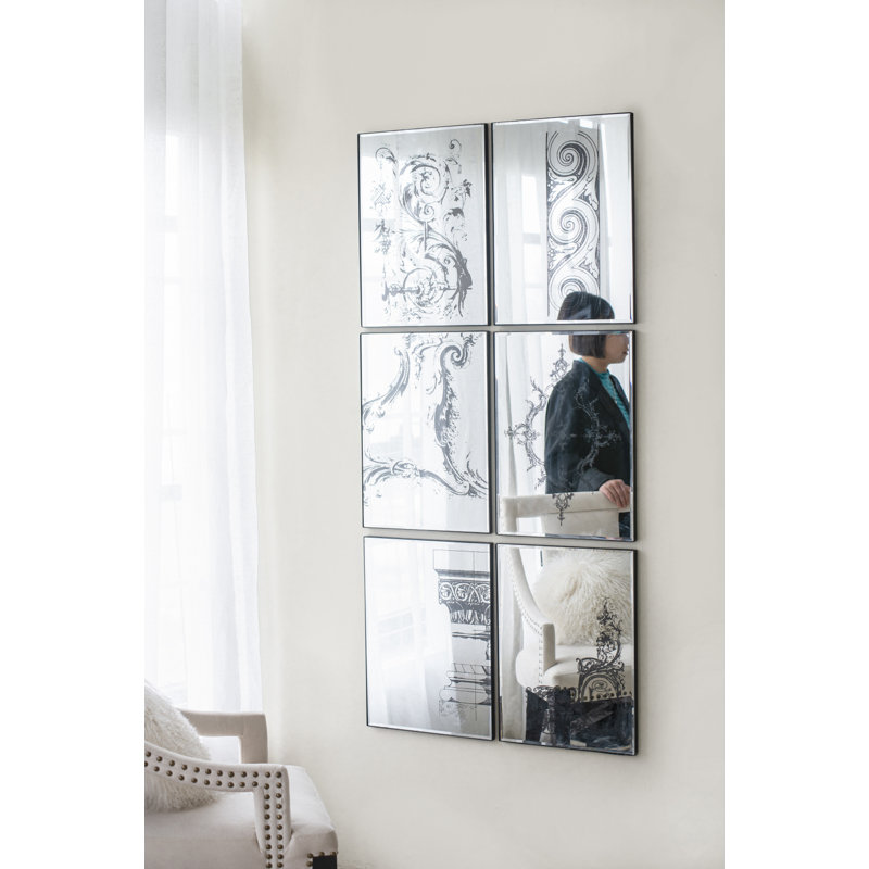 Ensemble de 6 miroirs antiques Howland