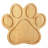 Dog Paw-Shaped Bamboo Cutting and Serving Board