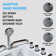 53" Freestanding Soaking Acrylic Bathtub  with Left Side Door and Side Drain