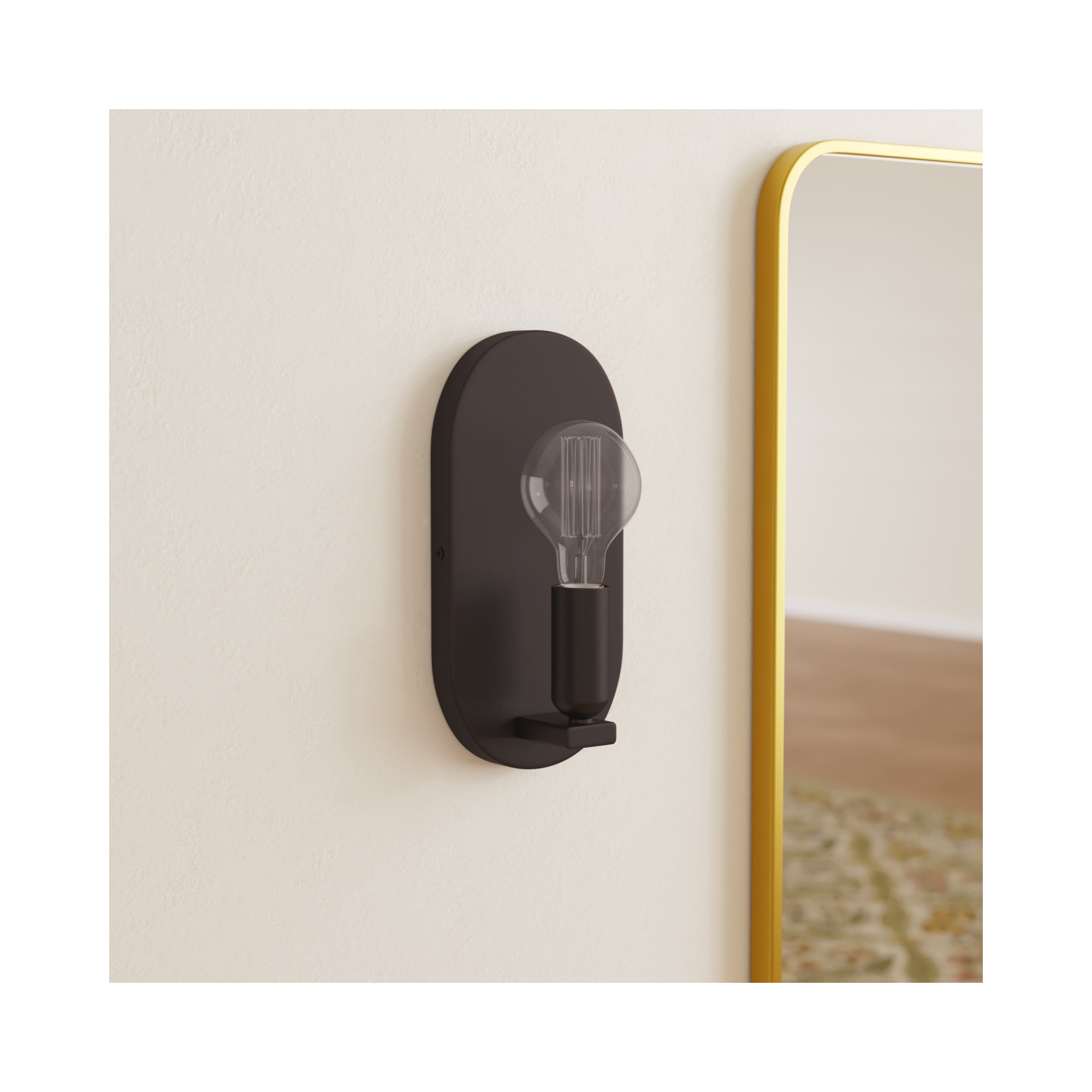 Cassi 1 - Light Dimmable Armed Sconce, Brushed Bronze