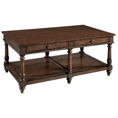 B & B Solid Wood Top Coffee Table