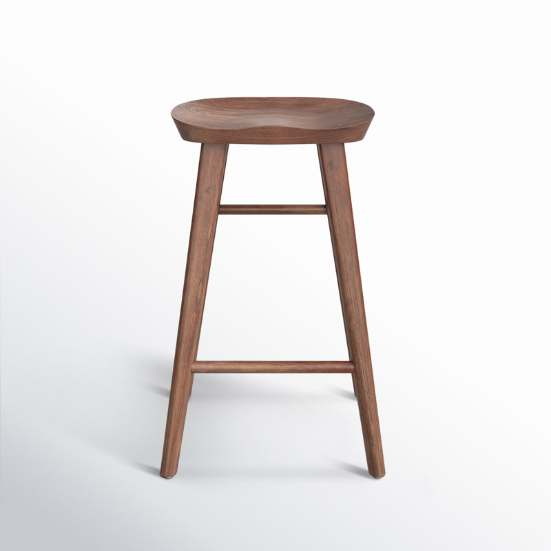 Anzie Bar & Counter Stool, Walnut, Counter Stool (25.8" Seat Height)