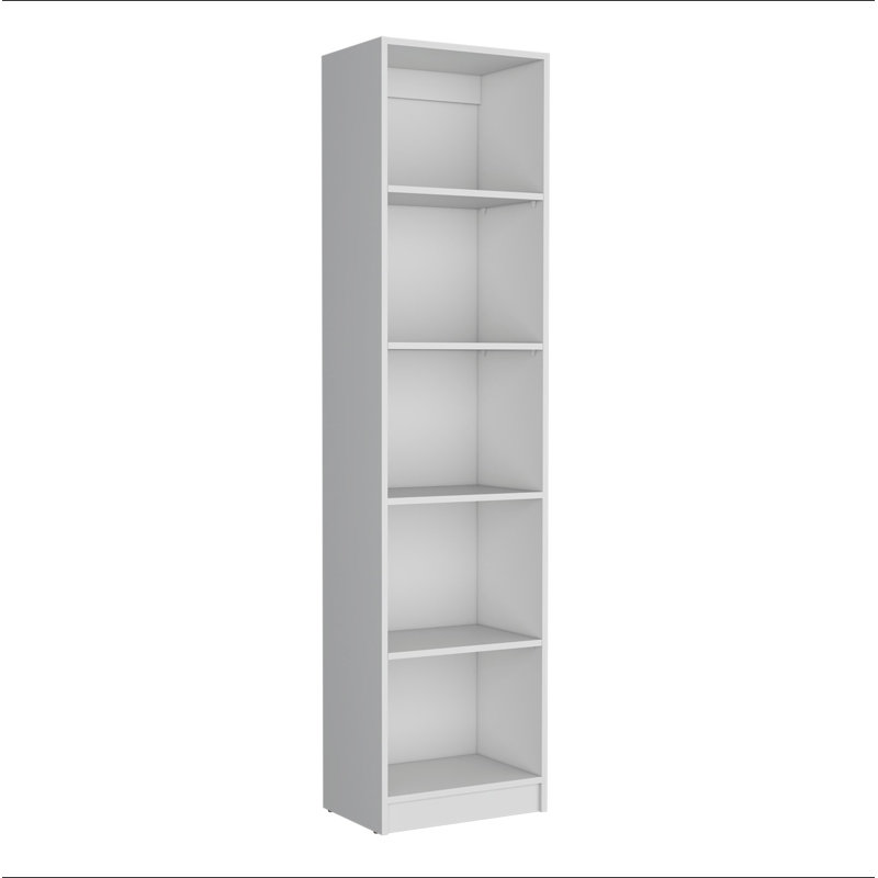 Bibliothèque blanche à 5 tablettes