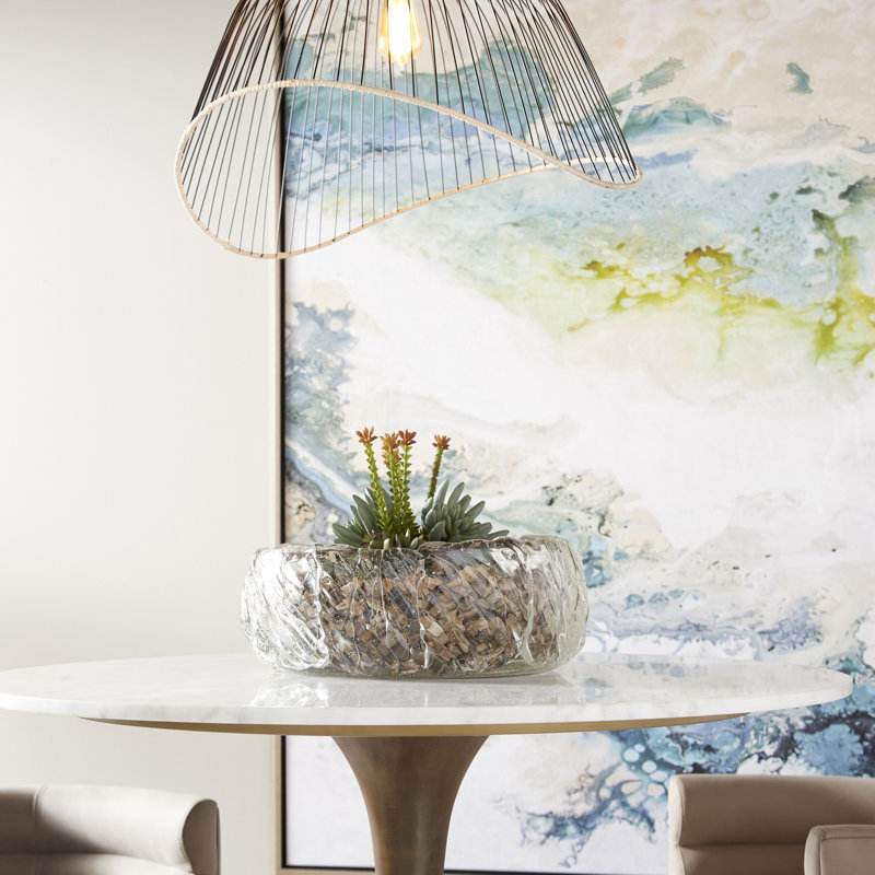 Clearly Thorough Glass Decorative Bowl