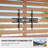 6' x 8' Solid Cedar Outdoor Gazebo Bar Pavilion with Built-In TV Mount-132460977
