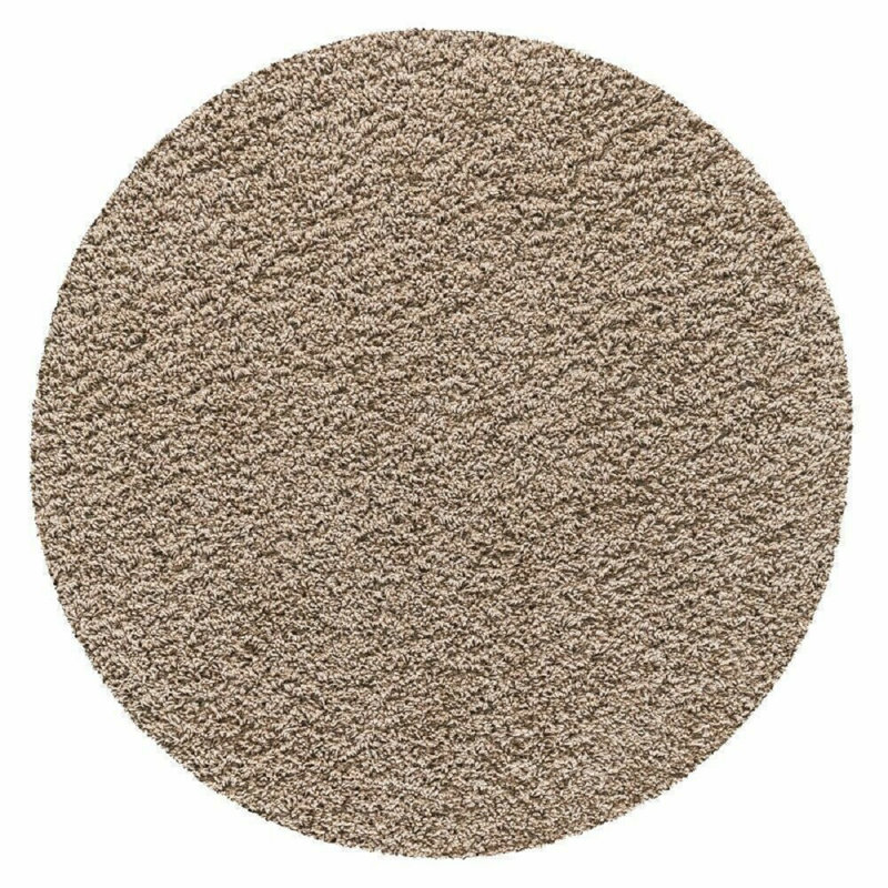 Round Aanuoluwa Solid Colour Shag 120cm X 120cm Indoor / Outdoor Area Rug