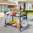 Arlmont & Co. Bhavya 21.65'' W x 33.27'' D Steel Grill Cart / Table