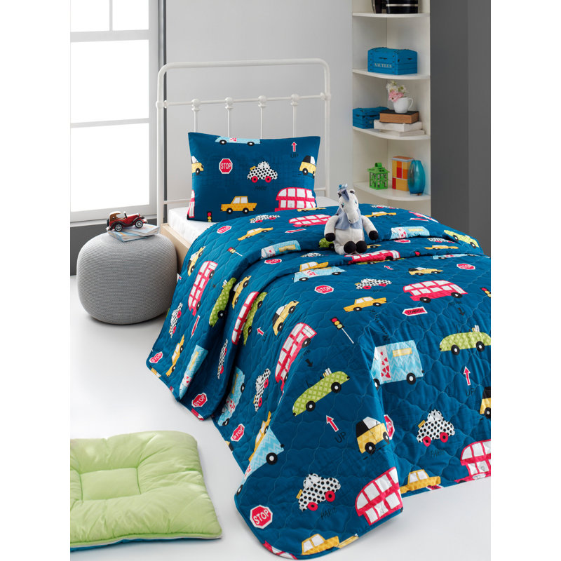 Reepham Cotton No Pattern Bedspread, 155 x 200cm Bedspread