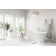 67 Inch Bathtub in Glossy White with Trim