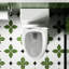 Toilette économiseur d'eau 1,28 po, conception allongée et confortable, siège, chasse d'eau de 1000 grammes, blanc brillant 003S, appareil de salle de bain au sol, hauteur latérale, score de chasse d'eau, fixation brillante
