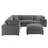 Caylie Modular 6-Piece Sectional - Charcoal-2130349796