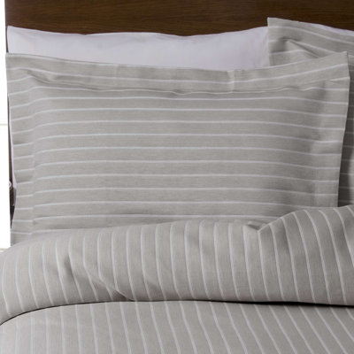 Iris Striped 100% Cotton Pillowcase