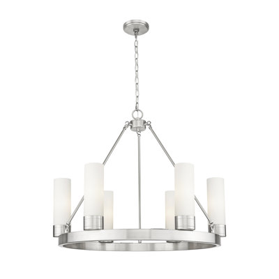 Jaiwan - 6 Light Chandelier with Shades