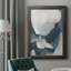 Brushy Blues I - Toile encadrée de qualité supérieure - prête à être accrochée-1859478794