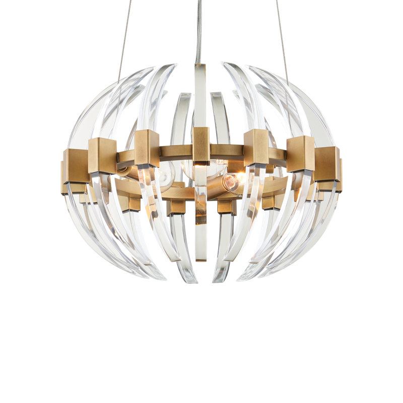 Coquette 3 - Light Metal/Crystal Chandelier