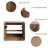 30" Single Freestanding Bathroom Vanity Base Only