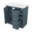 Ensemble de meuble-lavabo 30 po avec lavabo en céramique et 3 portes à tiroir à fermeture douce-1196458176-1196458183