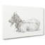 A Resting Goat by Jean Bernard - Wrapped Canvas-55368279