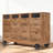 Mid-Century Modern Walnut Solid Wood Sideboard