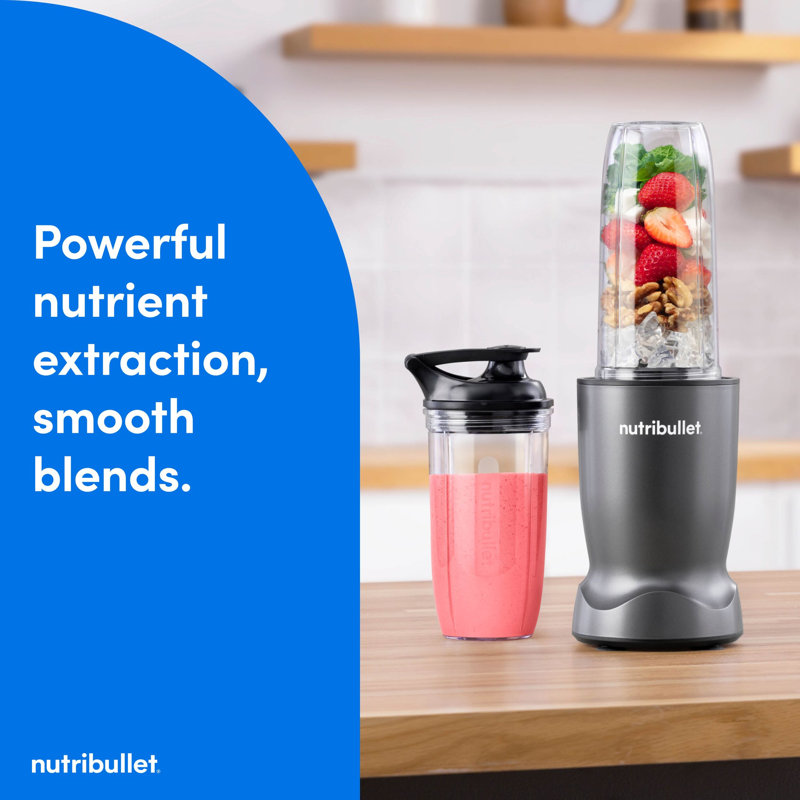 NutriBullet Turbo Personal Blender 1000-Watts, Gunmetal