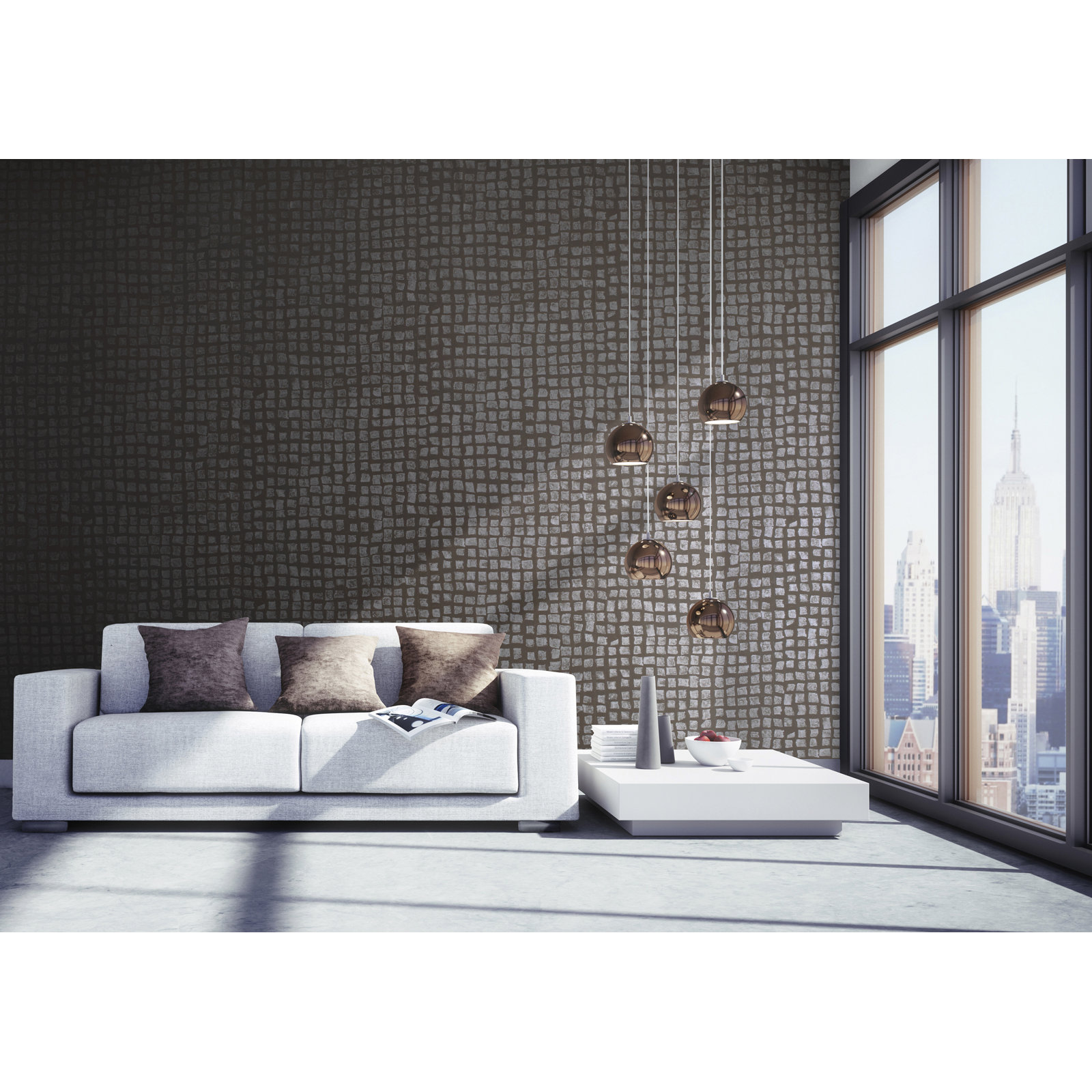 Urban Classics Wallpaper Roll, Brown