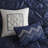 Gorgeous Navy King Comforter - 7 Pieces, , Bedding Piece In For Bed , Skirt And Decorative Pillows-116011477