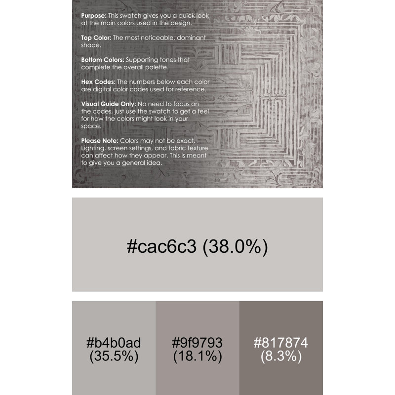 Tapis gris lavable à la machine, Rectangle 4 pi x 6 pi
