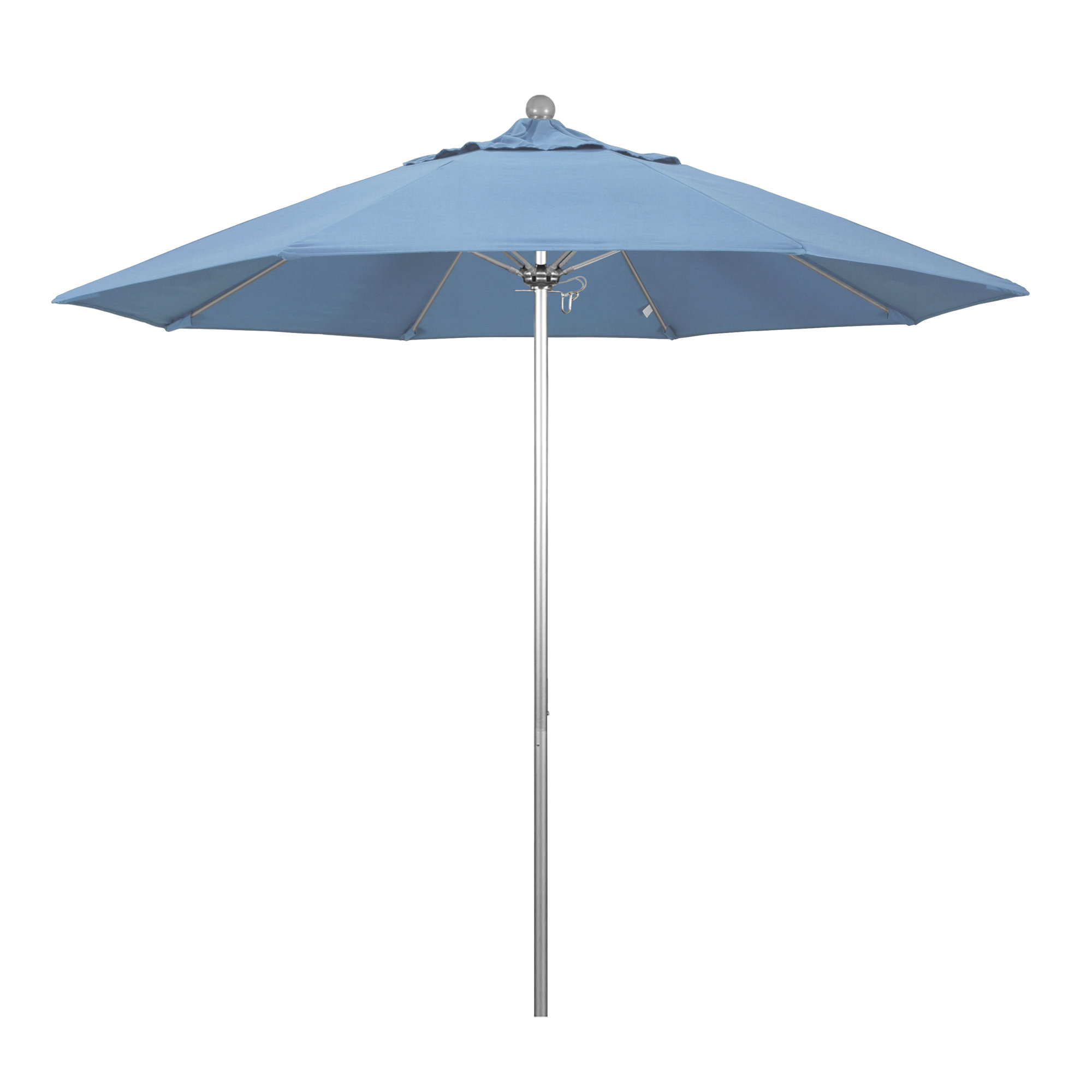 Hibo 108'' Sunbrella® Outdoor Umbrella, Canvas Air Blue Sunbrella® Canvas