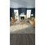 Tapis beige / bleu Mahn-648361131