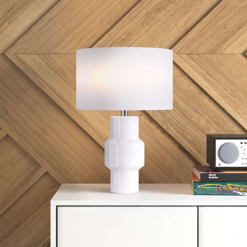 Lampe de table blanche 20,5 "Pridmore