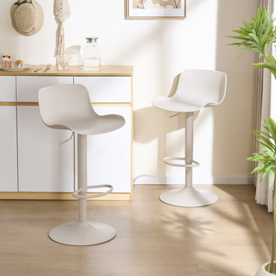 Meli Height-Adjustable Swivel Bar Stool