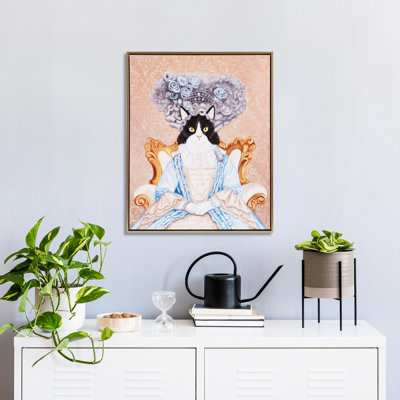 Art mural classique classique - l 16,5 po x H 20,5 po inspiré d'un cadre doré pour la maison