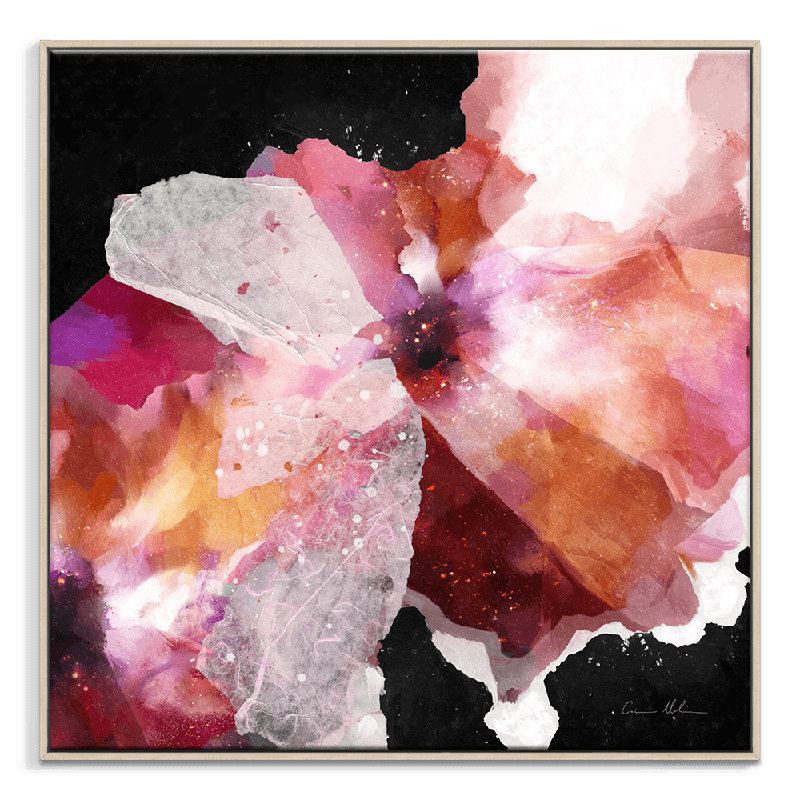 Print, Taupe Floater Framed Canvas, 82.5cm H x 82.5cm W x 8cm D