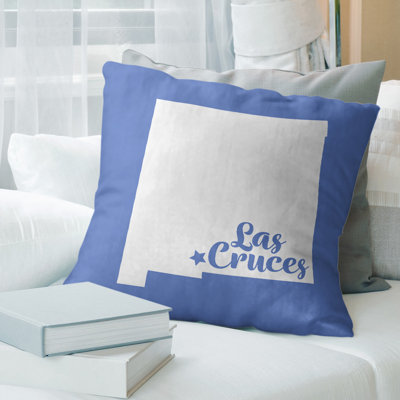 US Cities & States Las Cruces New Mexico Pillow