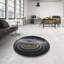Tapis noir/gris tissé à la machine-76223334