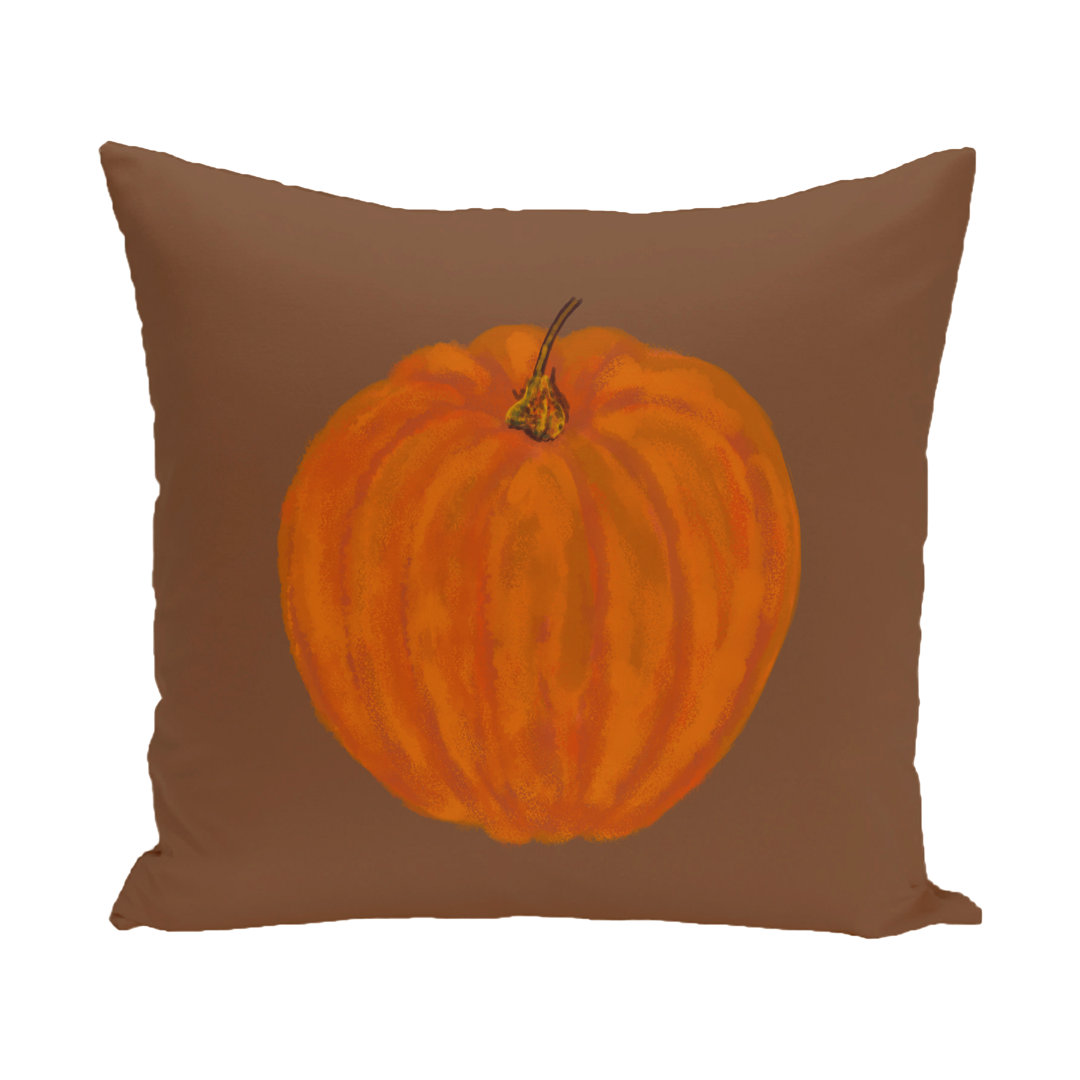  Pumpkin Throw Pillow e by design 
