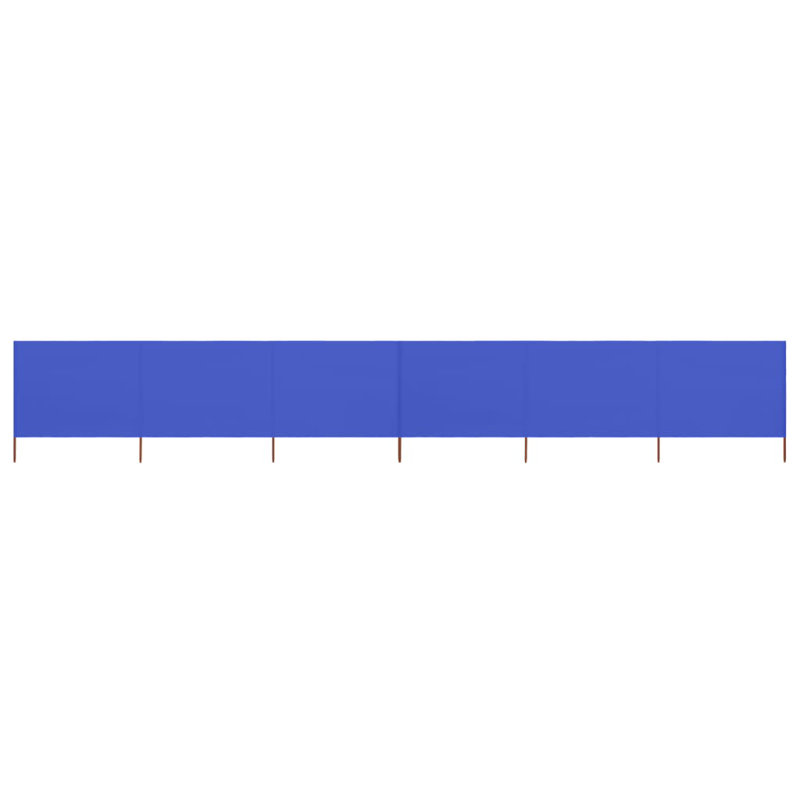 Braud Wood Folding Room Divider, Azure Blue, 110cm H x 800cm W