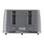Daewoo Argyle Toaster 4 Slice Double 1600W High Lift Reheat Defrost Large Slot-49957574