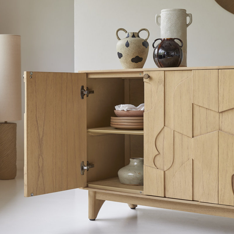 Otho 63.78'' W Solid Wood Sideboard