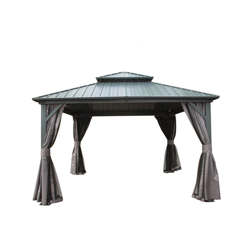 12' X 12' Hardtop Gazebo, Gray