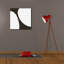 «Curvilinear V» par Chris Paschke, art mural sur toile-1093069283