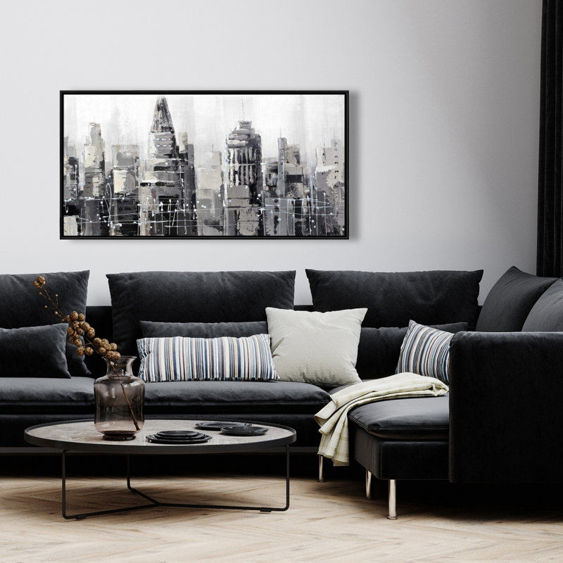 «Gray City», reproduction sur toile