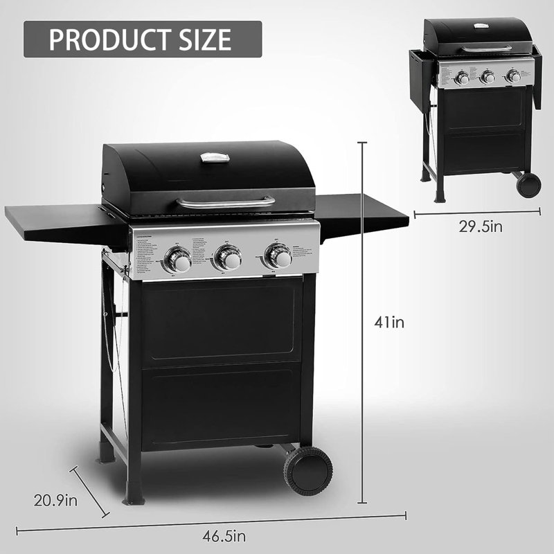 ASOPIX Freestanding Gas Grill