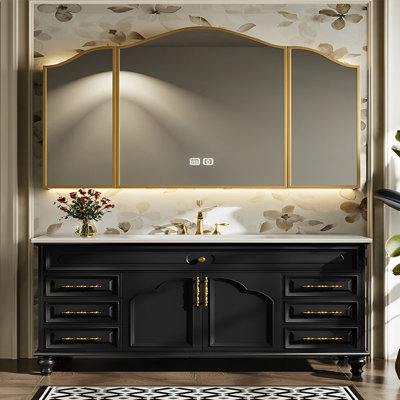 American-style floor-standing bathroom cabinet