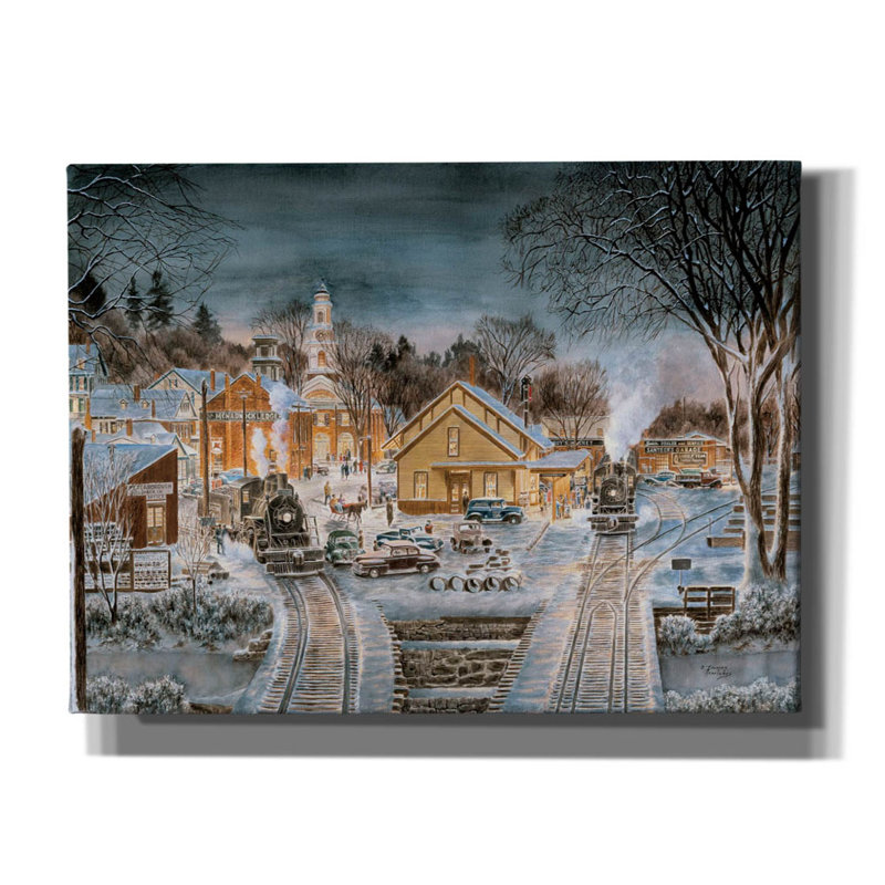 Sur toile, H 12 po x l 16 po x P 0,75 po