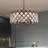 Bernon 4 - Light Dimmable Drum Chandelier