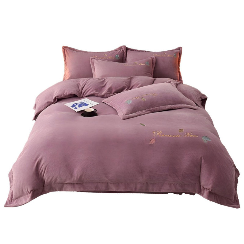 Satin Patchwork Duvet Cover Set
